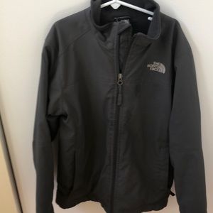 Light/mid weight Grey. North Face Jacket. Boys 10
